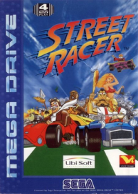 Street Racer PAL Sega Mega Drive PAL box art